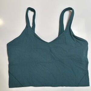 Lululemon Ribbed Align Cropped Tank Size 12
